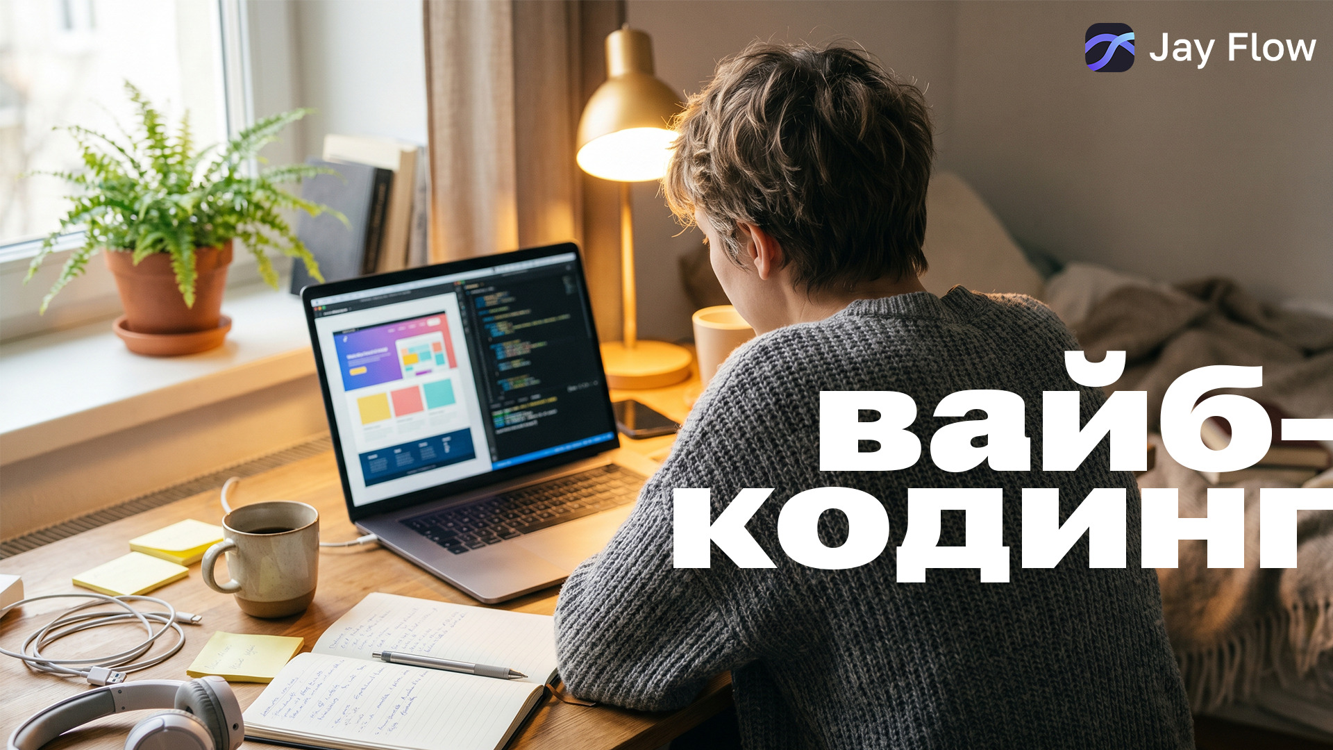 Обложка урока по вайб-кодингу